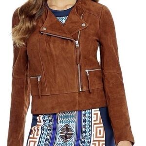 Gianni Bini Tan Suede Jacket